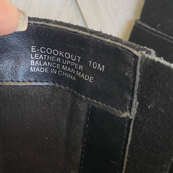 Etienne Aigner Tall Signature Suede Buckle Wedge Boots Size 10 Leather - Picture 14 of 14